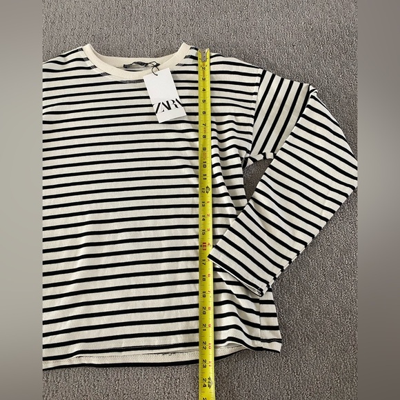 Zara Oversized Striped Shirt - Picture 7 of 8